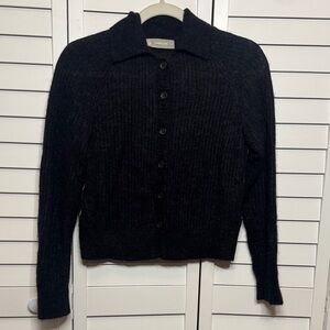 Everlane Alpaca Button-Up Cardigan